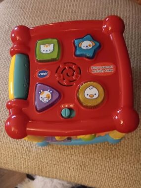 Busy Learners Red Activity Cube - Interactive Kids Toy